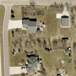 West Fargo Beach Volleyball Court #1 — aerial view