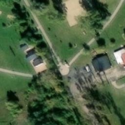 Sand Volleyball Court — aerial view