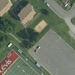 Lévis (quartier) Beach Volleyball Court #4 — aerial view