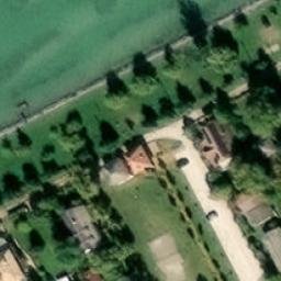 Sand Volleyball Court — aerial view