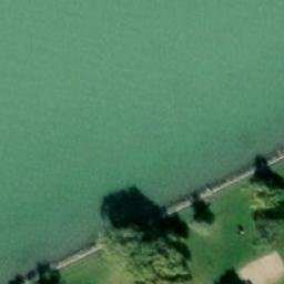 Sand Volleyball Court — aerial view