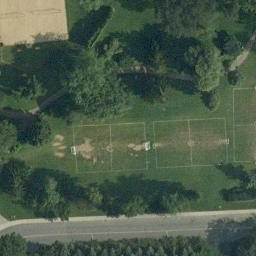 Saint-Sauveur Beach Volleyball Court #3 — aerial view