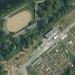 Saint-Sauveur Beach Volleyball Court #2 — aerial view