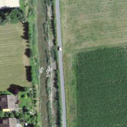 Sand Volleyball Court — aerial view