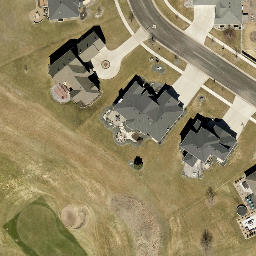 Fargo Beach Volleyball Court #2 — aerial view
