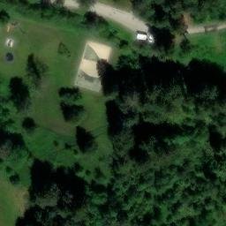 Sand Volleyball Court — aerial view