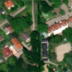 Sand Volleyball Court — aerial view