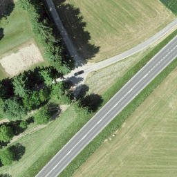 Sand Volleyball Court — aerial view