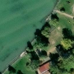 Sand Volleyball Court — aerial view