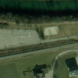 Sand Volleyball Court — aerial view