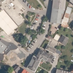 Sand Volleyball Court — aerial view