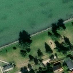 Sand Volleyball Court — aerial view