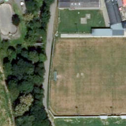 Volleyball Court — aerial view