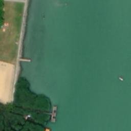 Sand Volleyball Court — aerial view