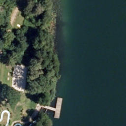Sand Volleyball Court — aerial view