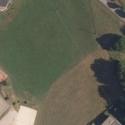 Sand Volleyball Court — aerial view