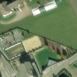 Sand Volleyball Court — aerial view