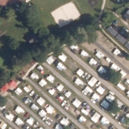 Sand Volleyball Court — aerial view