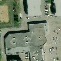 Cap-Rouge Beach Volleyball Court #1 — aerial view