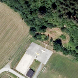 Sand Volleyball Court — aerial view