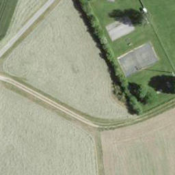 Sand Volleyball Court — aerial view