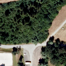 Sand Volleyball Court — aerial view