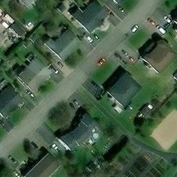 Saint-Romuald Beach Volleyball Court — aerial view