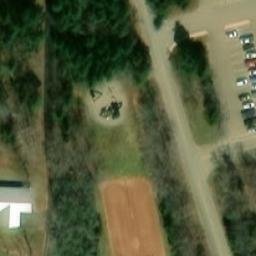 Prince County Beach Volleyball Court — aerial view