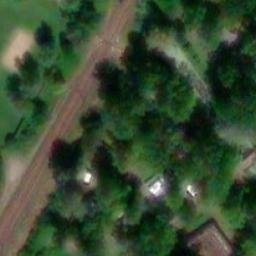 Sand Volleyball Court — aerial view