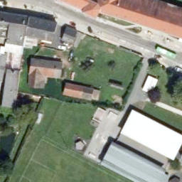 Volleyball Court — aerial view