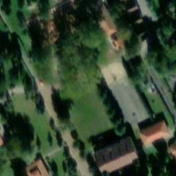 Sand Volleyball Court — aerial view