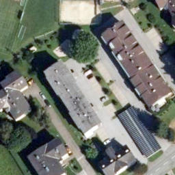 Sand Volleyball Court — aerial view