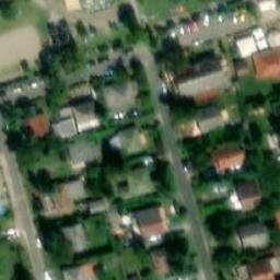 Sand Volleyball Court — aerial view