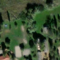Sand Volleyball Court — aerial view