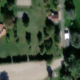 Sand Volleyball Court — aerial view
