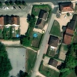 Volleyball Court — aerial view