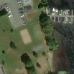 Saint-Jean-des-Piles Beach Volleyball Court — aerial view