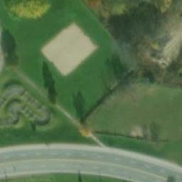 Terrain de volley-ball — aerial view