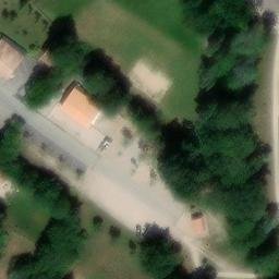 Sand Volleyball Court — aerial view