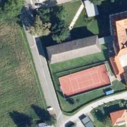 Volleyball Court — aerial view