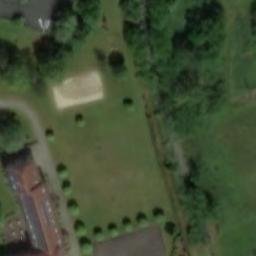 Sand Volleyball Court — aerial view
