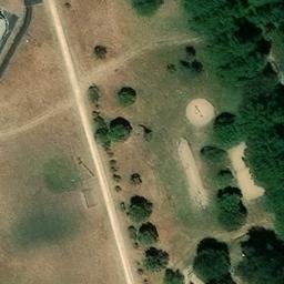 Sand Volleyball Court — aerial view