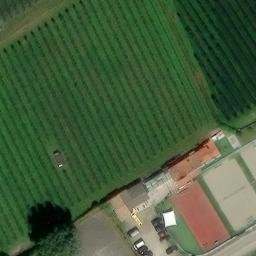 Sand Volleyball Court — aerial view