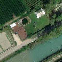 Sand Volleyball Court — aerial view