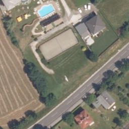 Volleyball Court — aerial view
