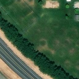 Connell Beach Volleyball Court #1 — aerial view