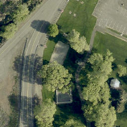 Yakima County Beach Volleyball Court #2 — aerial view