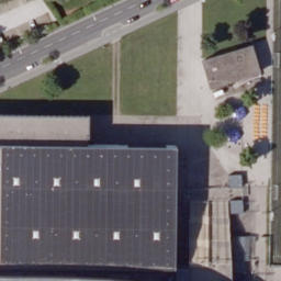 Indoor Beachhalle — aerial view
