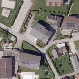 Sand Volleyball Court — aerial view