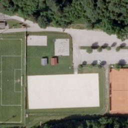 Waldarena — aerial view